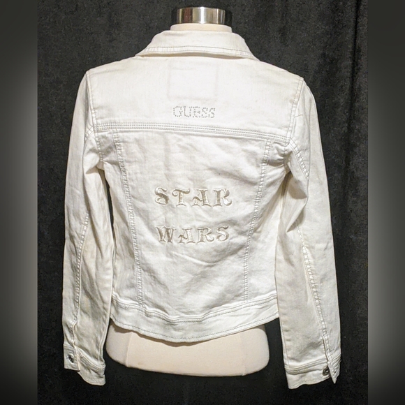 GUESS White Jacket- L (14) - Picture 5 of 7